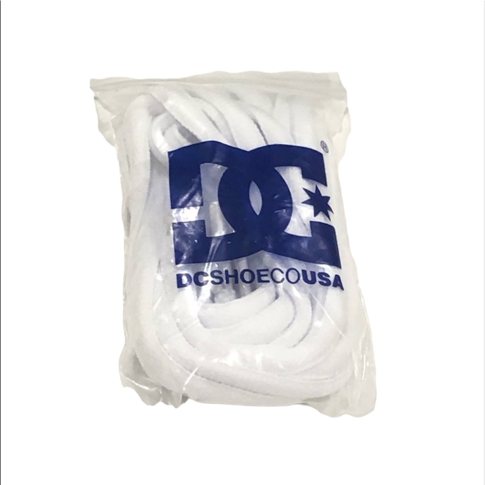 Vintage DC White Shoelaces Backup Brand New In Packaging